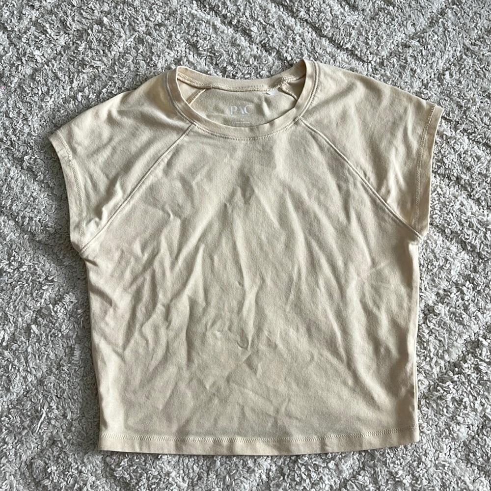 pacsun quarter sleeve crop top